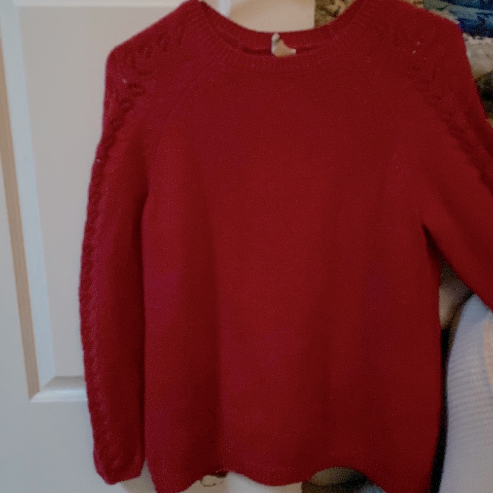 Kids nation red sweater size xxl or 13-14 good quality sweater